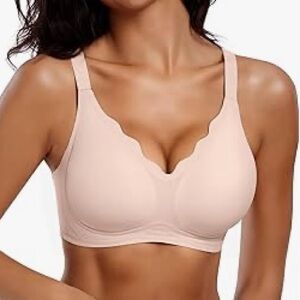 Vertvie Womens Seamless Bras No Underwire Supportive Wireless Push Up